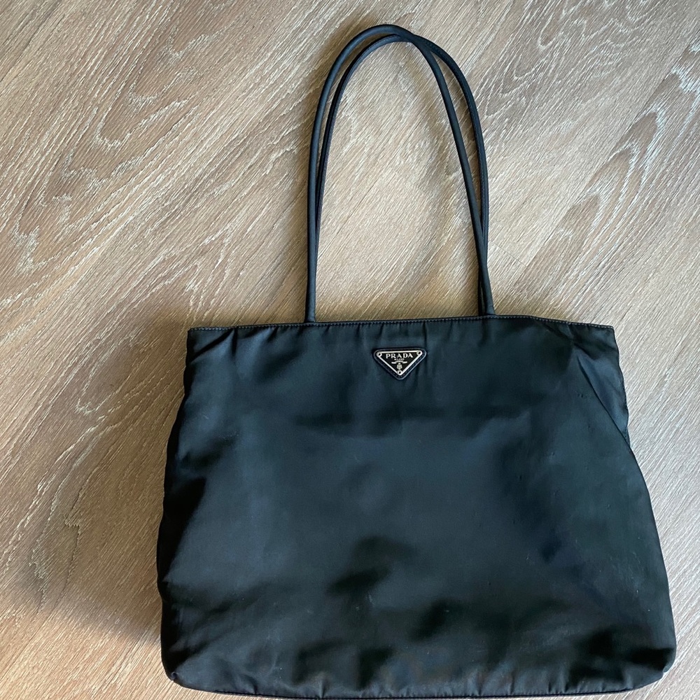 Vintage Prada Vela Nylon Large Tote Bag